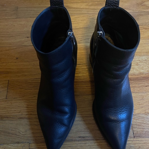 Everlane The Boss Boot black pebbled leather size 7.5 - Picture 9 of 9